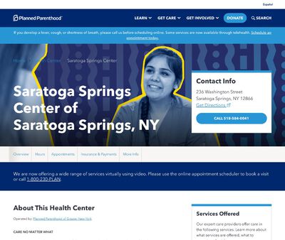 STD Testing at Planned Parenthood - Saratoga Springs Health Center