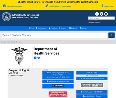 STD Testing at Suffolk County Department of Health Services