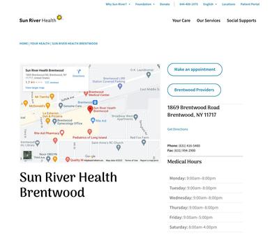 STD Testing at Sun River Health Brentwood