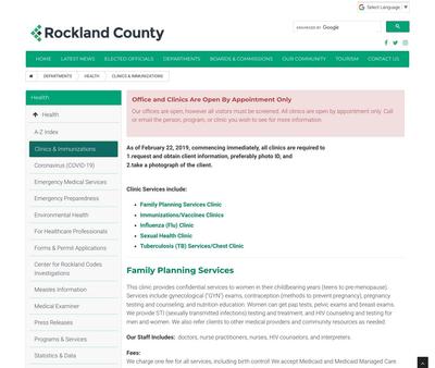 STD Testing at The Rockland County Health Department