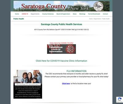 STD Testing at Saratoga County Public Health Services