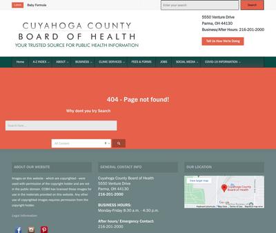 STD Testing at Cuyahoga Board of Health