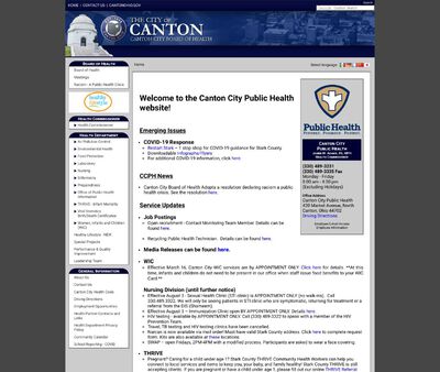 STD Testing at Canton City Health Department