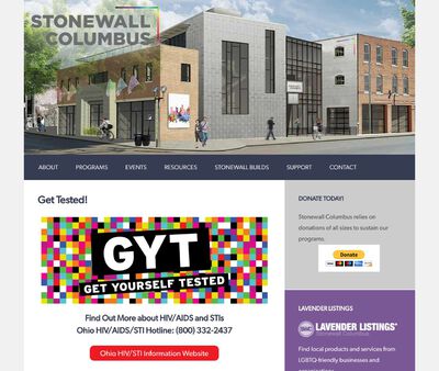 STD Testing at Stonewall Columbus