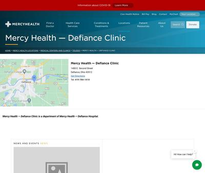 STD Testing at Mercy Health - Defiance Clinic
