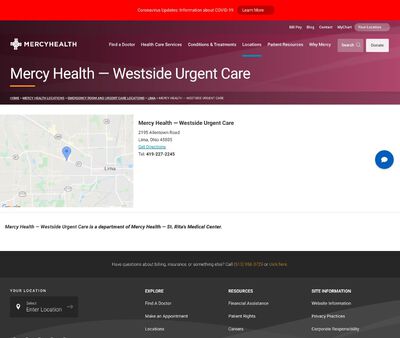 STD Testing at Mercy Health — Westside Urgent Care