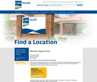 STD Testing at Mentor Urgent Care