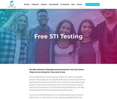 STD Testing at Pregnancy Center East