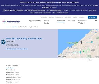 STD Testing at Glenville Health Center at the J. Glen Smith Health Center