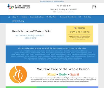 STD Testing at Health Partners of Western Ohio