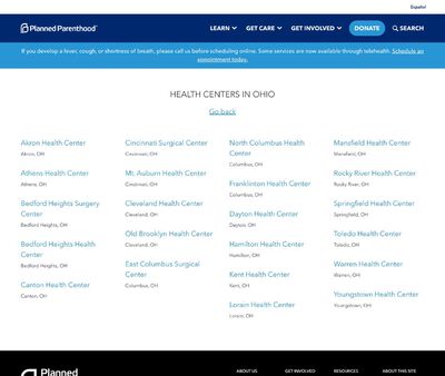 STD Testing at Planned Parenthood of Great Ohio- Akron Health Center