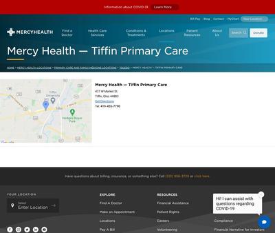 STD Testing at Mercy Health - Tiffin Primary Care
