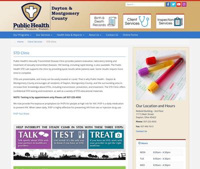 STD Testing at Public Health - Dayton & Montgomery County