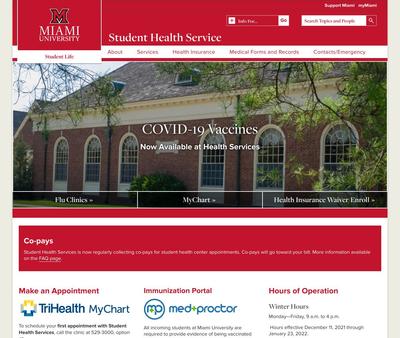 STD Testing at Miami University - Student Health Services