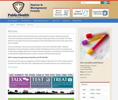 STD Testing at Public Health - Dayton & Montgomery County