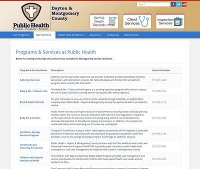 STD Testing at Public Health - Dayton & Montgomery County