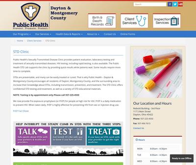 STD Testing at Public Health - Dayton & Montgomery County