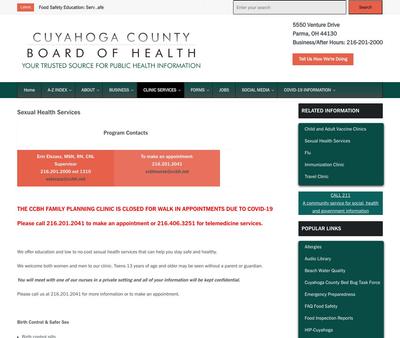 STD Testing at Cleveland Heights Health Department
