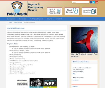 STD Testing at Public Health - Dayton & Montgomery County Clinic