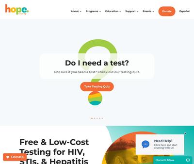 STD Testing at Hope Testing Clinic