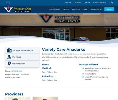 STD Testing at Variety Care Anadarko