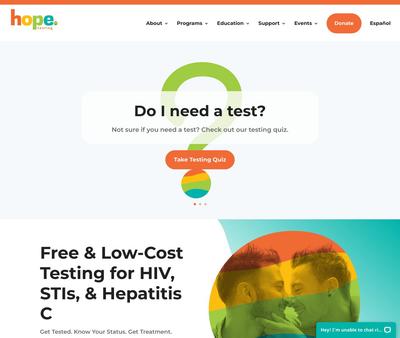 STD Testing at Hope Testing Clinic