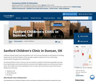 STD Testing at Sanford Children's Clinic