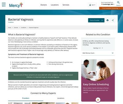 STD Testing at Mercy Clinic Primary Care - Hope Campus