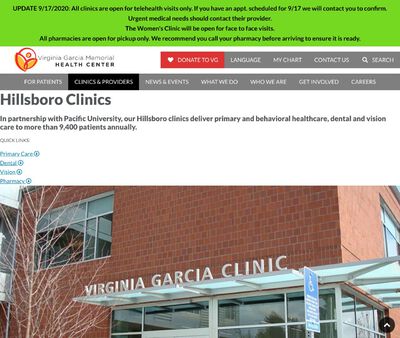 STD Testing at Virginia Garcia Memorial Health Center (Hillsboro Office)