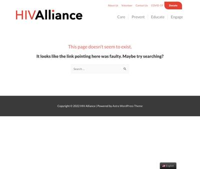 STD Testing at HIV Alliance Inc