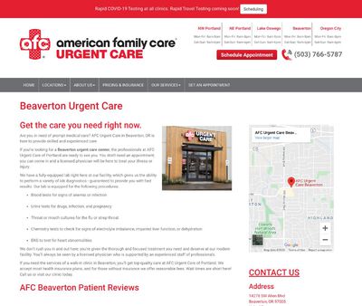 STD Testing at AFC Urgent Care Beaverton