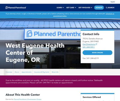 STD Testing at Planned Parenthood - West Eugene Health Center