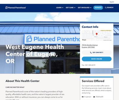 STD Testing at Planned Parenthood - West Eugene Health Center