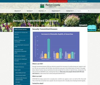 STD Testing at Marion County Health and Human Services - WIC