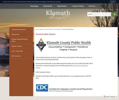 STD Testing at Klamath County Public Health