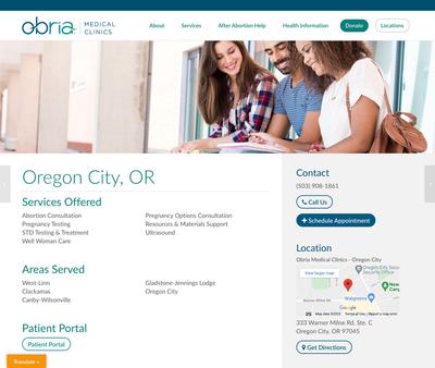 STD Testing at Obria Medical Clinics-Oregon City