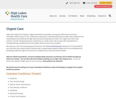 STD Testing at High Lakes Urgent Care