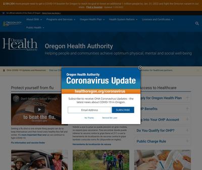 STD Testing at Oregon Health Authority Public Health Division