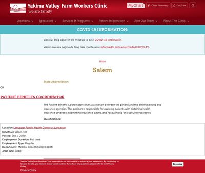 STD Testing at Yakima Valley Farm Workers Clinic (Lancaster Family Health Center)