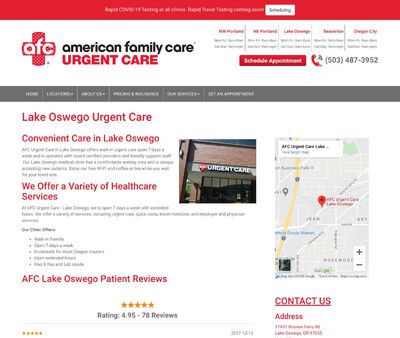 STD Testing at AFC Urgent Care Lake Oswego