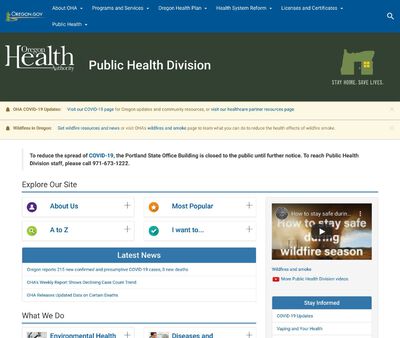 STD Testing at Oregon Public Health Division