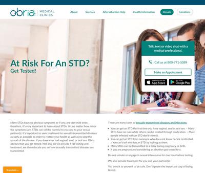 STD Testing at Obria Medical Clinics-Oregon City