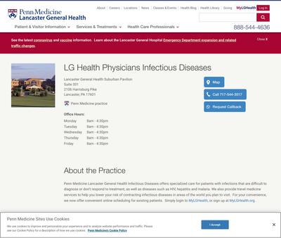 STD Testing at LG Health Physicians Infectious Diseases