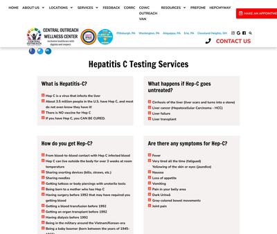 STD Testing at Central Outreach Wellness Center