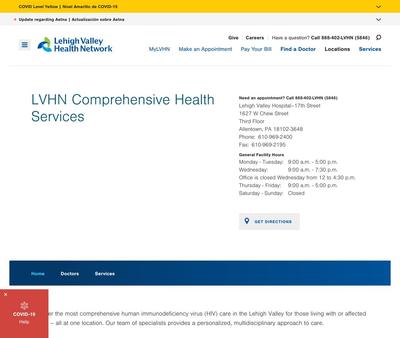 STD Testing at LVHN Comprehensive Health Services