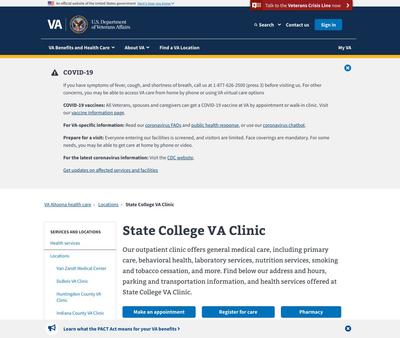 STD Testing at State College VA Clinic