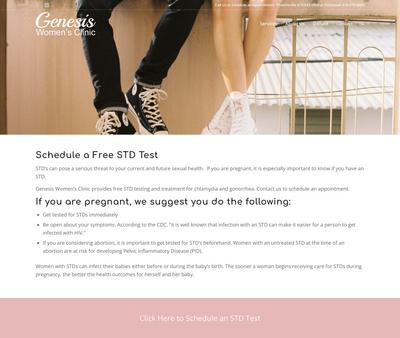 STD Testing at Genesis Women's Clinic