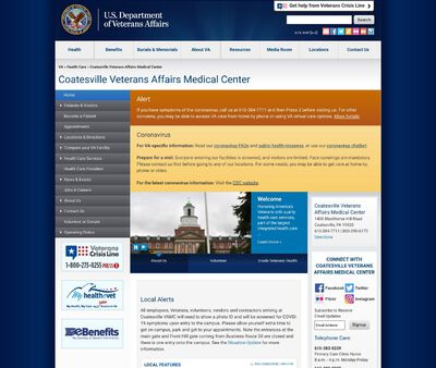 STD Testing at Veterans Health Administration (Coatesville VA Medical Center)