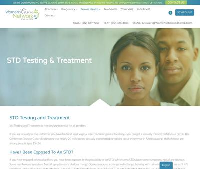 STD Testing at Women's Choice Network