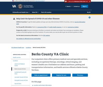 STD Testing at Berks County VA Clinic